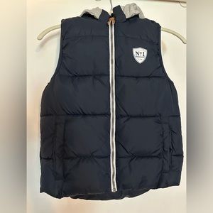 Boys Puffer Vest Hoodie Sz8-10Y LIKE NEW CONDITION